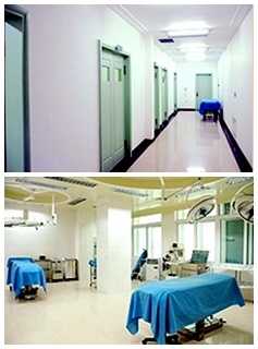 沈阳名流美容医院手术室和走廊